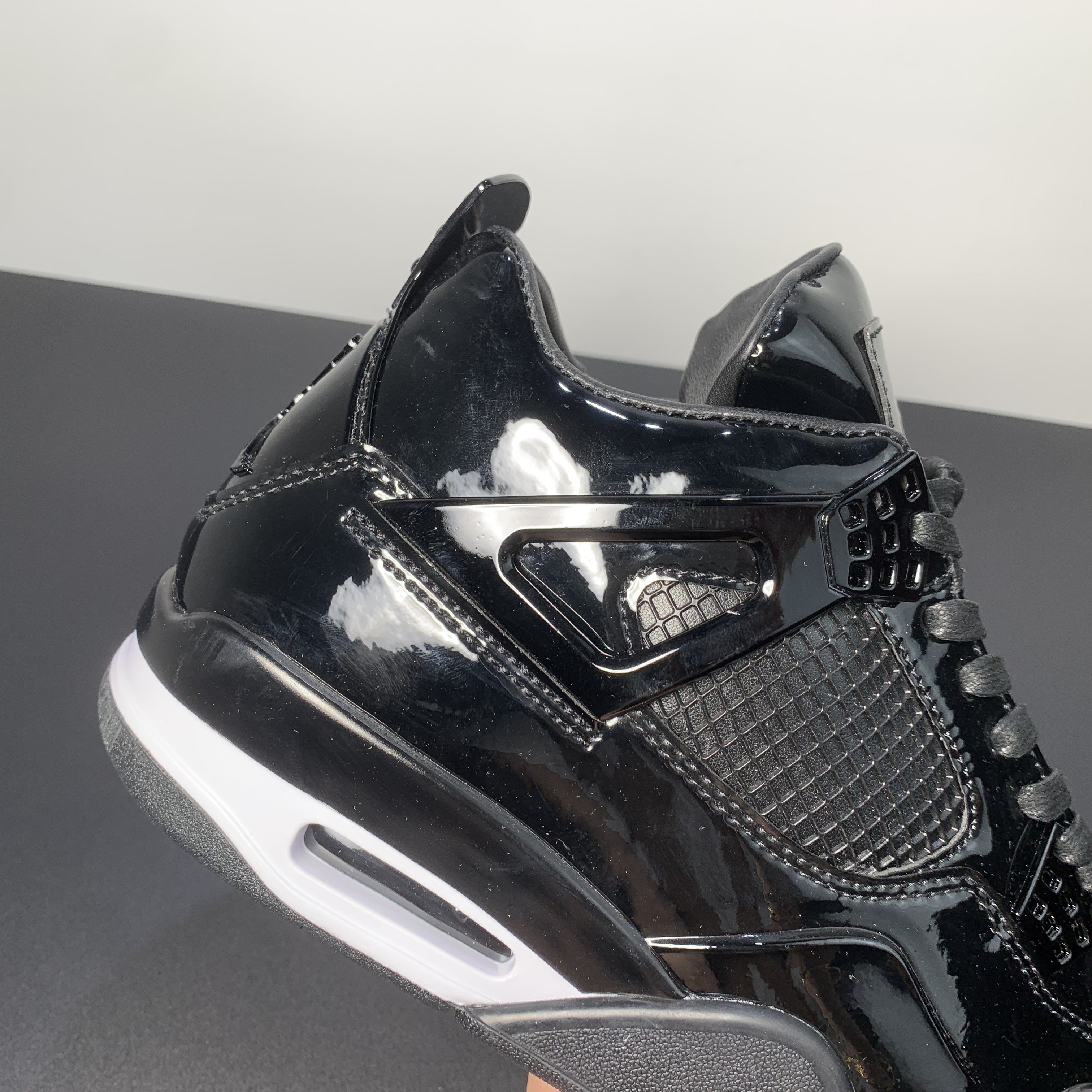 Nike Air Jordan 4 Retro 11Lab4 'Black Patent Leather'