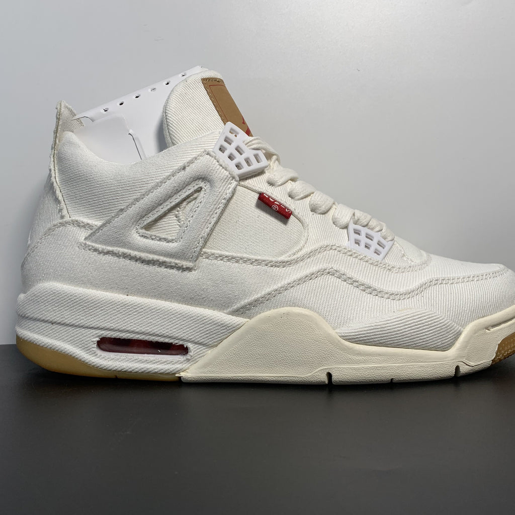 Levi's x Nike Air Jordan 4 Retro 'White Denim'