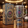 Washington Nationals 40oz Tumbler with Lid and Straw