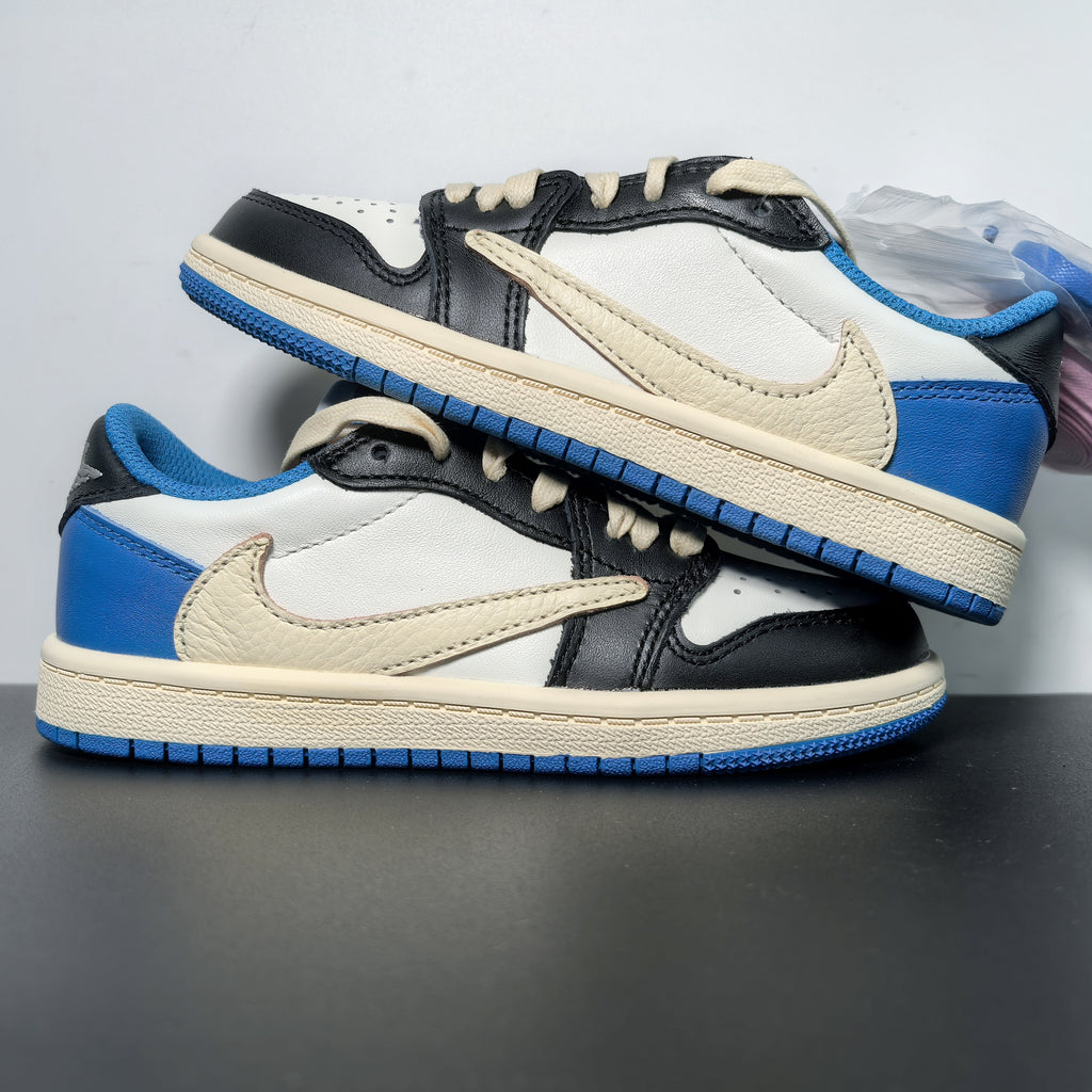 Nike Air Jordan 1 Retro Low OG SP x Travis Scott x Fragment 'Military Blue'