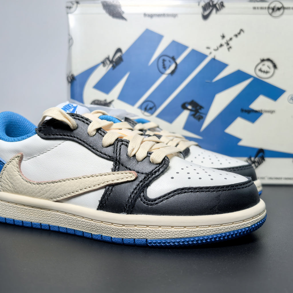 Nike Air Jordan 1 Retro Low OG SP x Travis Scott x Fragment 'Military Blue'
