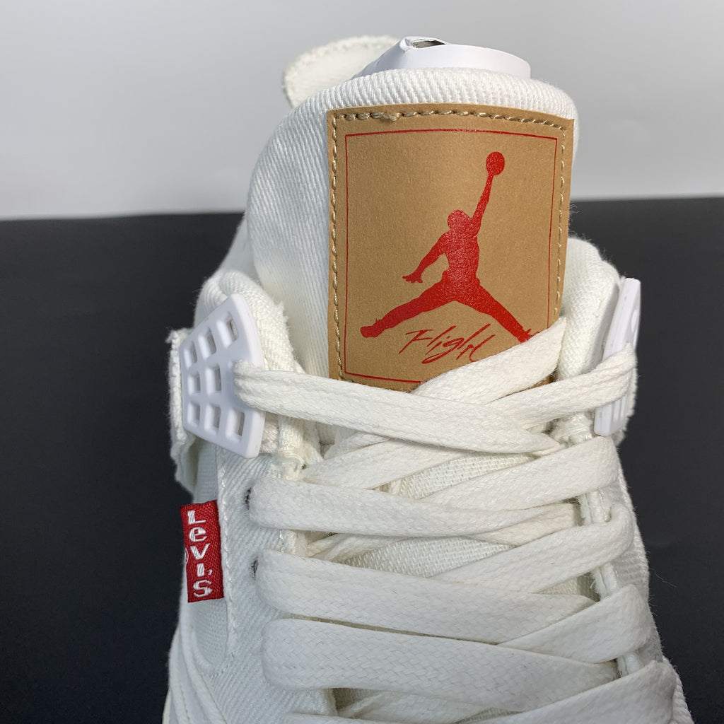 Levi's x Nike Air Jordan 4 Retro 'White Denim'