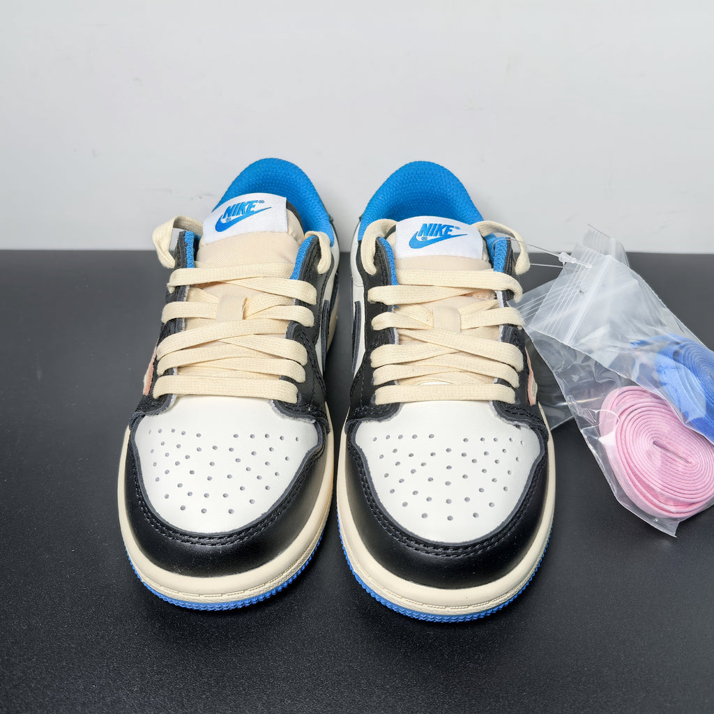Nike Air Jordan 1 Retro Low OG SP x Travis Scott x Fragment 'Military Blue'