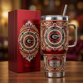 Georgia Bulldogs 40oz Tumbler with Lid and Straw