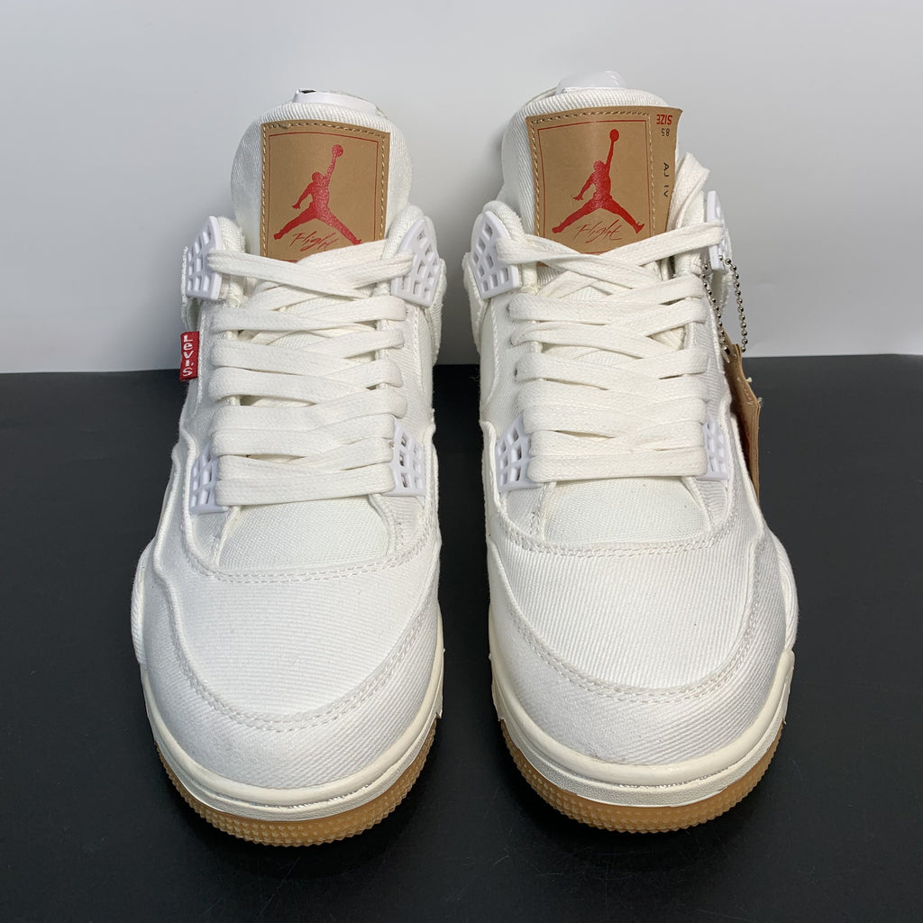 Levi's x Nike Air Jordan 4 Retro 'White Denim'