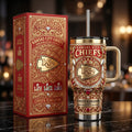 Kansas City Chiefs 40oz Tumbler with Lid and Straw
