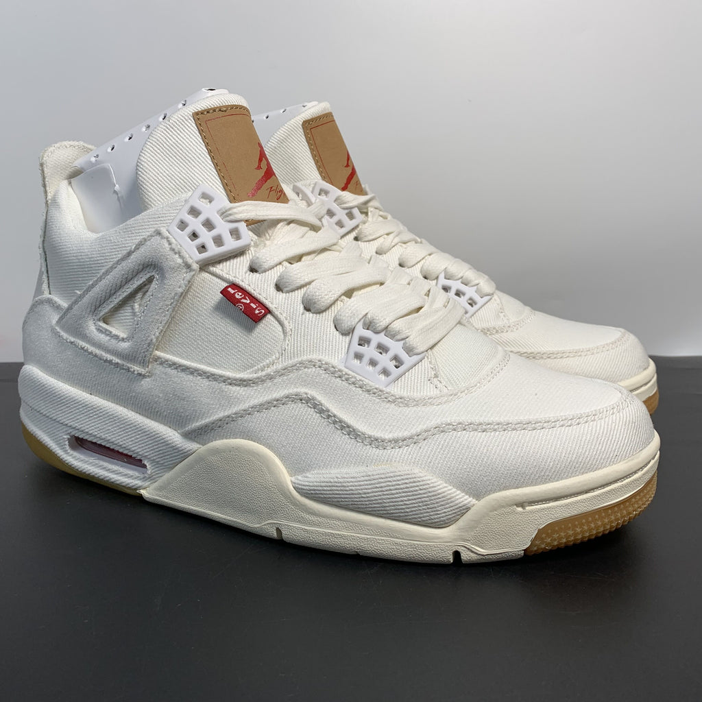 Levi's x Nike Air Jordan 4 Retro 'White Denim'