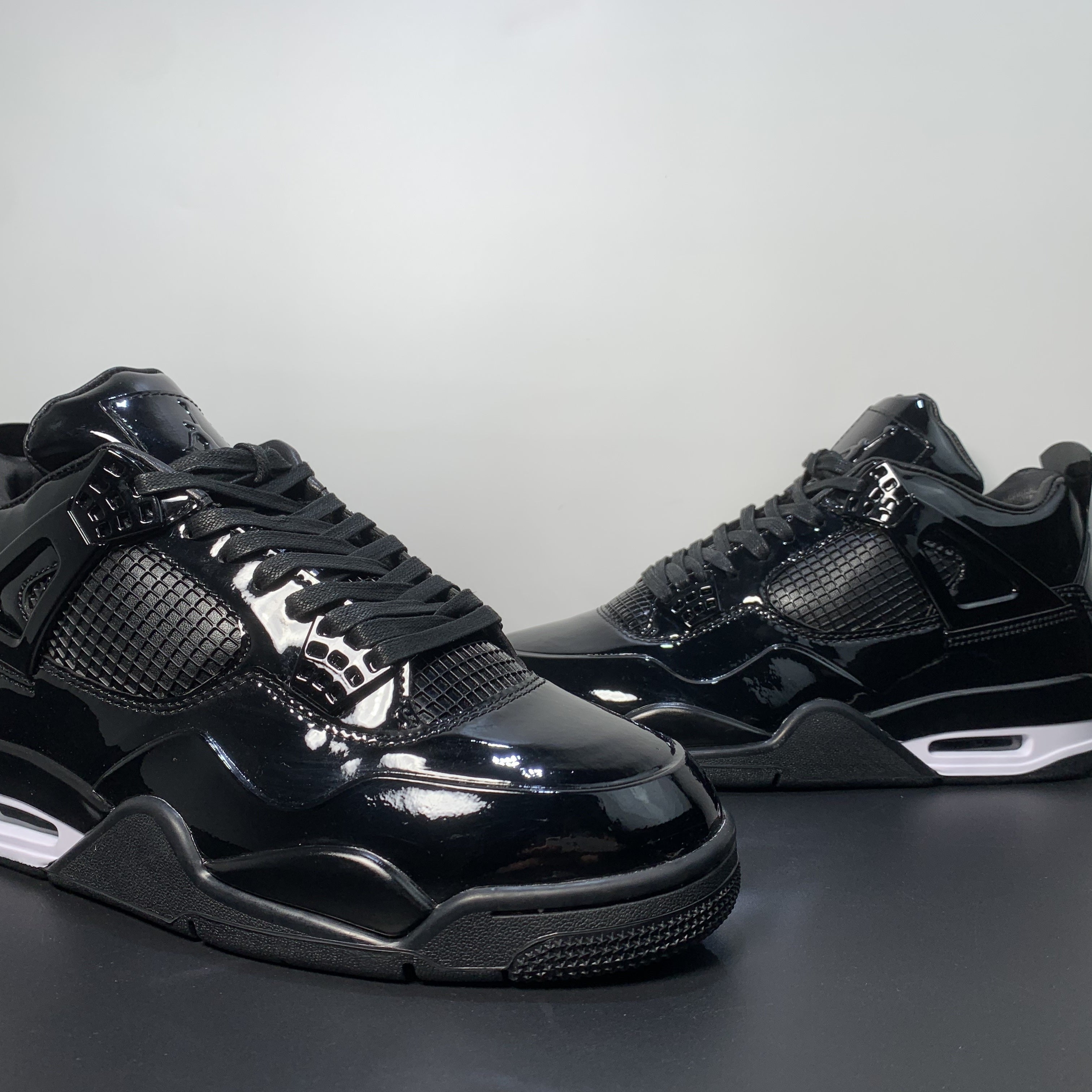 Nike Air Jordan 4 Retro 11Lab4 'Black Patent Leather'