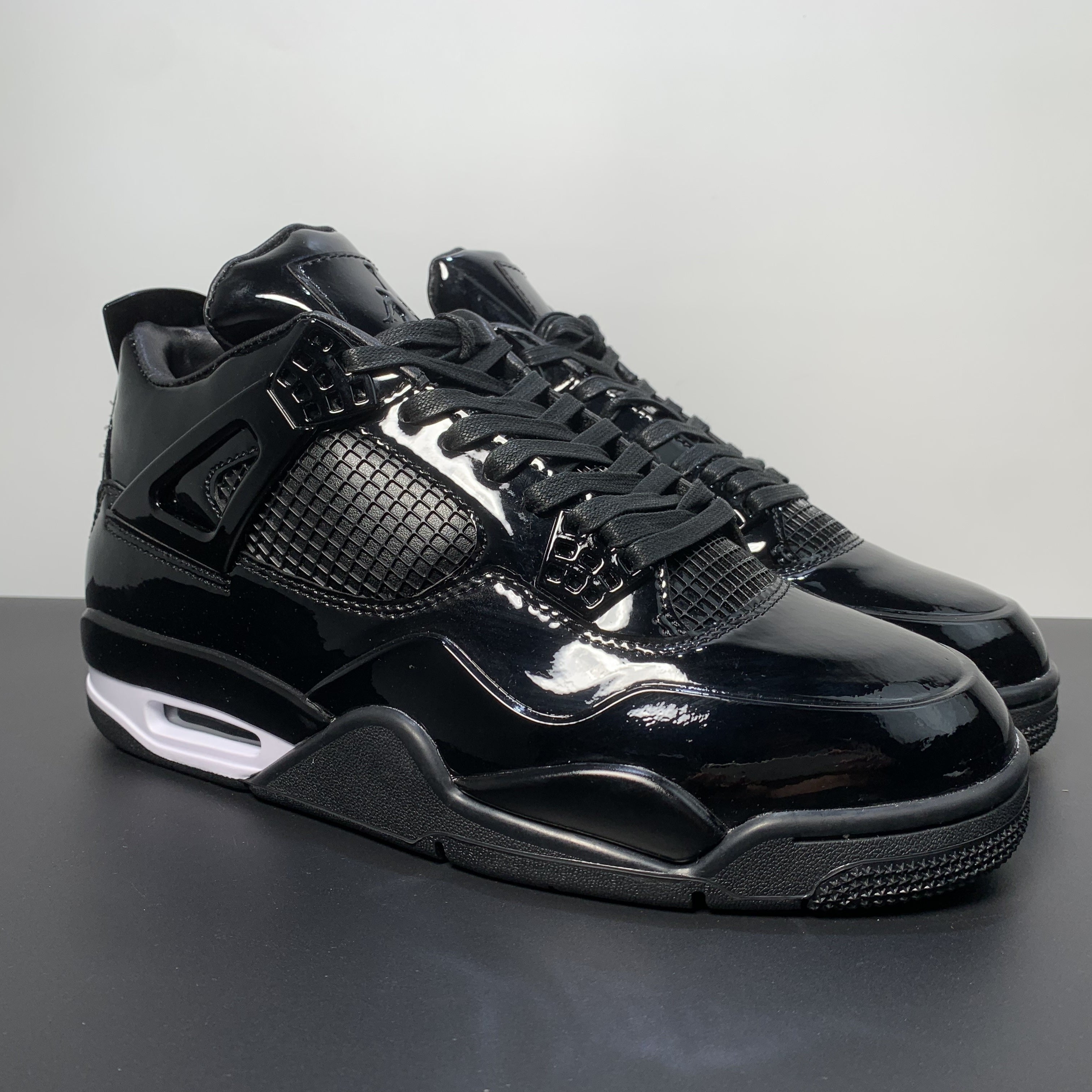 Nike Air Jordan 4 Retro 11Lab4 'Black Patent Leather'