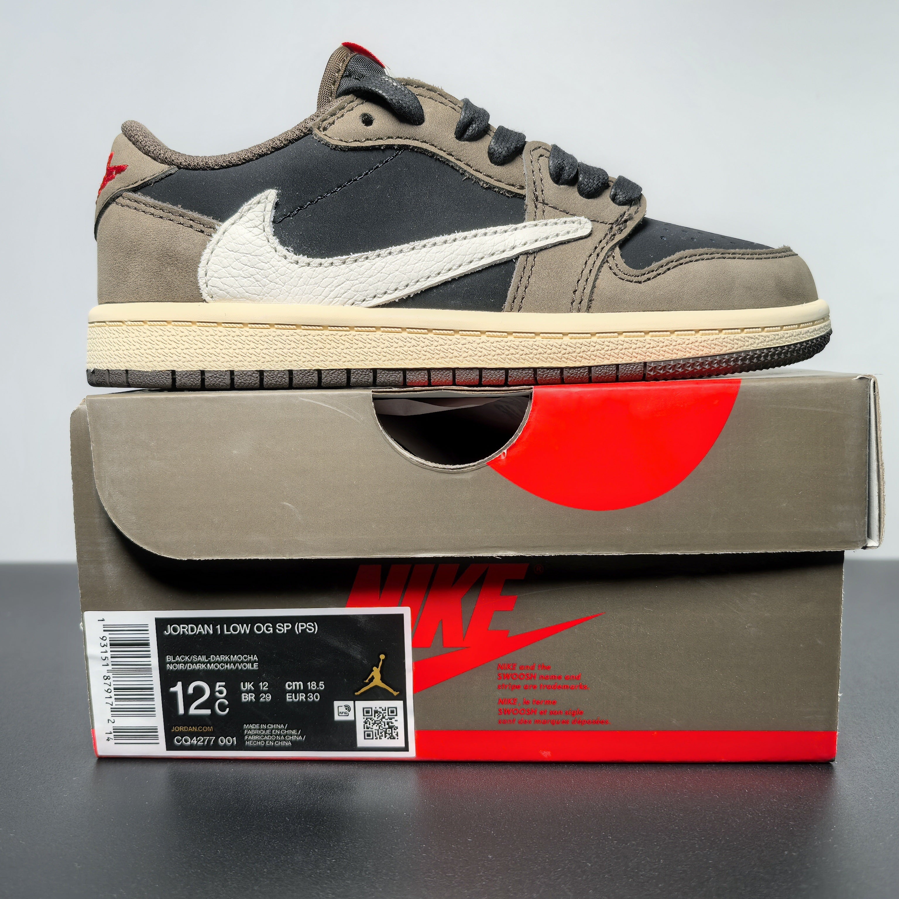 Nike Air Jordan 1 Retro Low OG SP x Travis Scott "Dark Mocha"