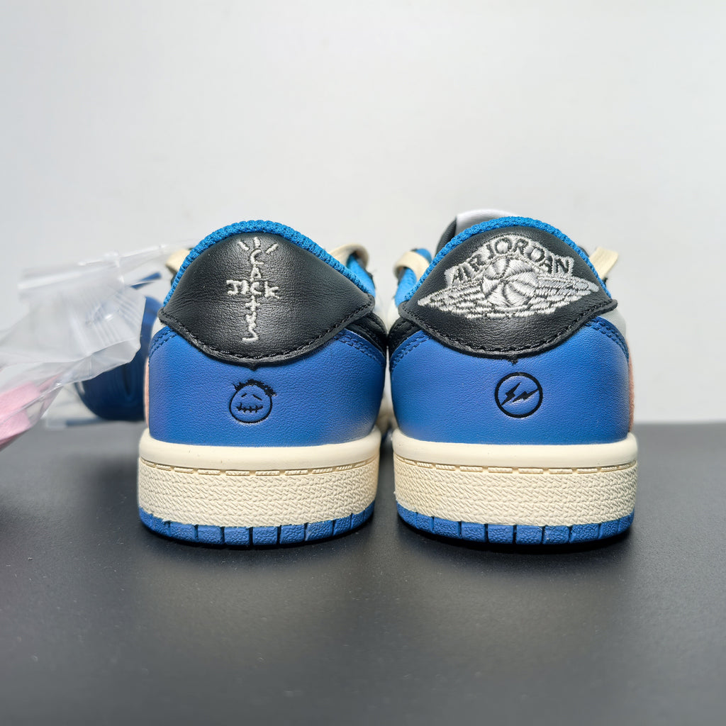 Nike Air Jordan 1 Retro Low OG SP x Travis Scott x Fragment 'Military Blue'