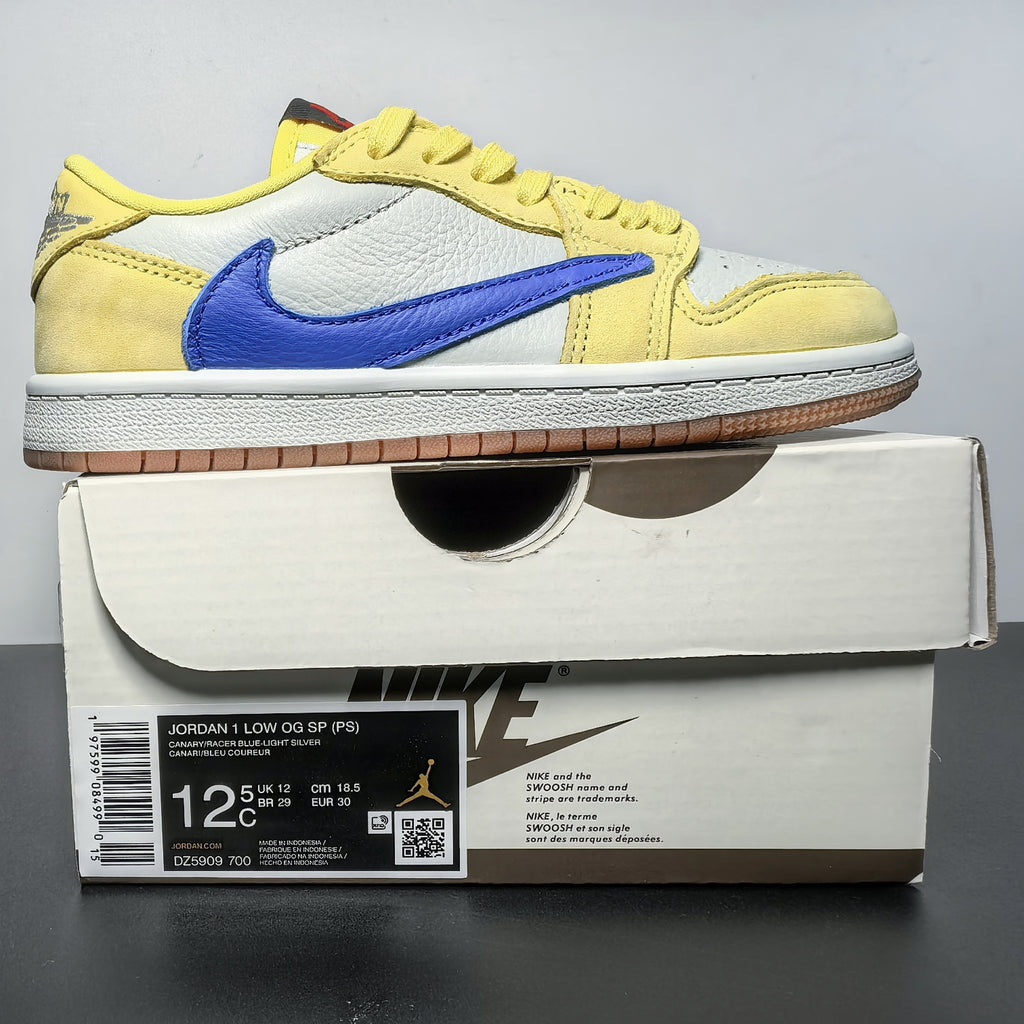 Nike Air Jordan 1 Retro Low OG SP x Travis Scott 'Canary'
