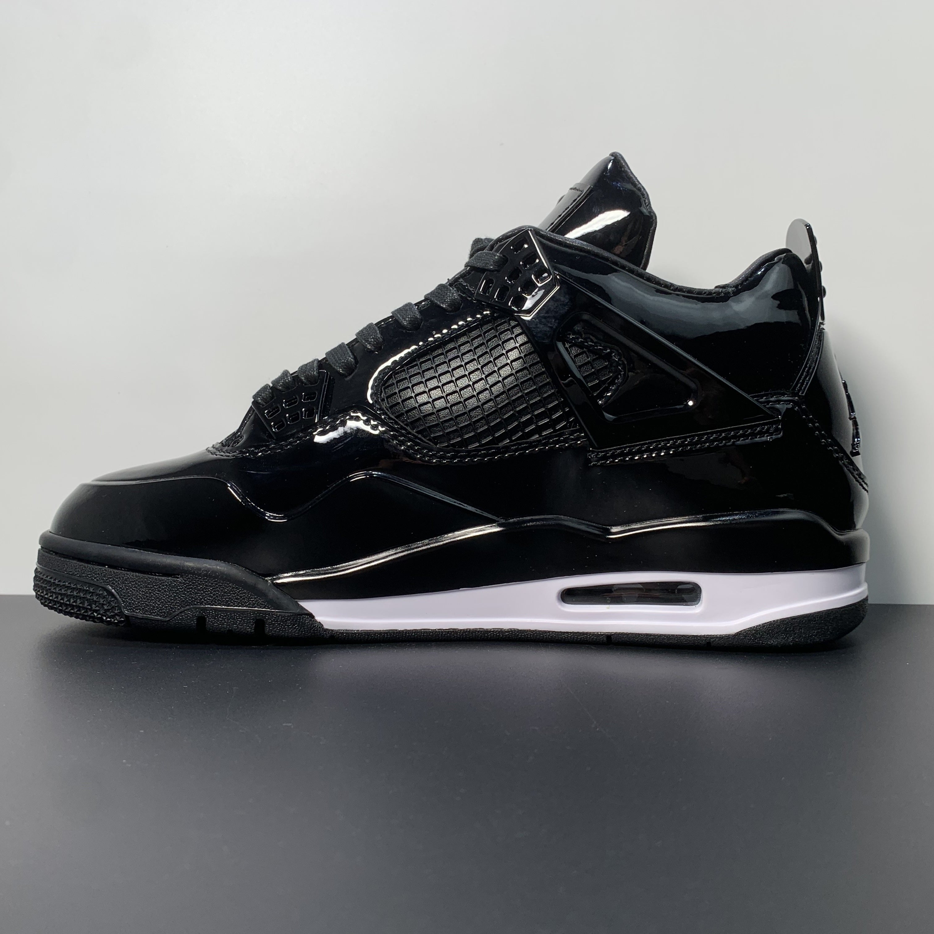 Nike Air Jordan 4 Retro 11Lab4 'Black Patent Leather'