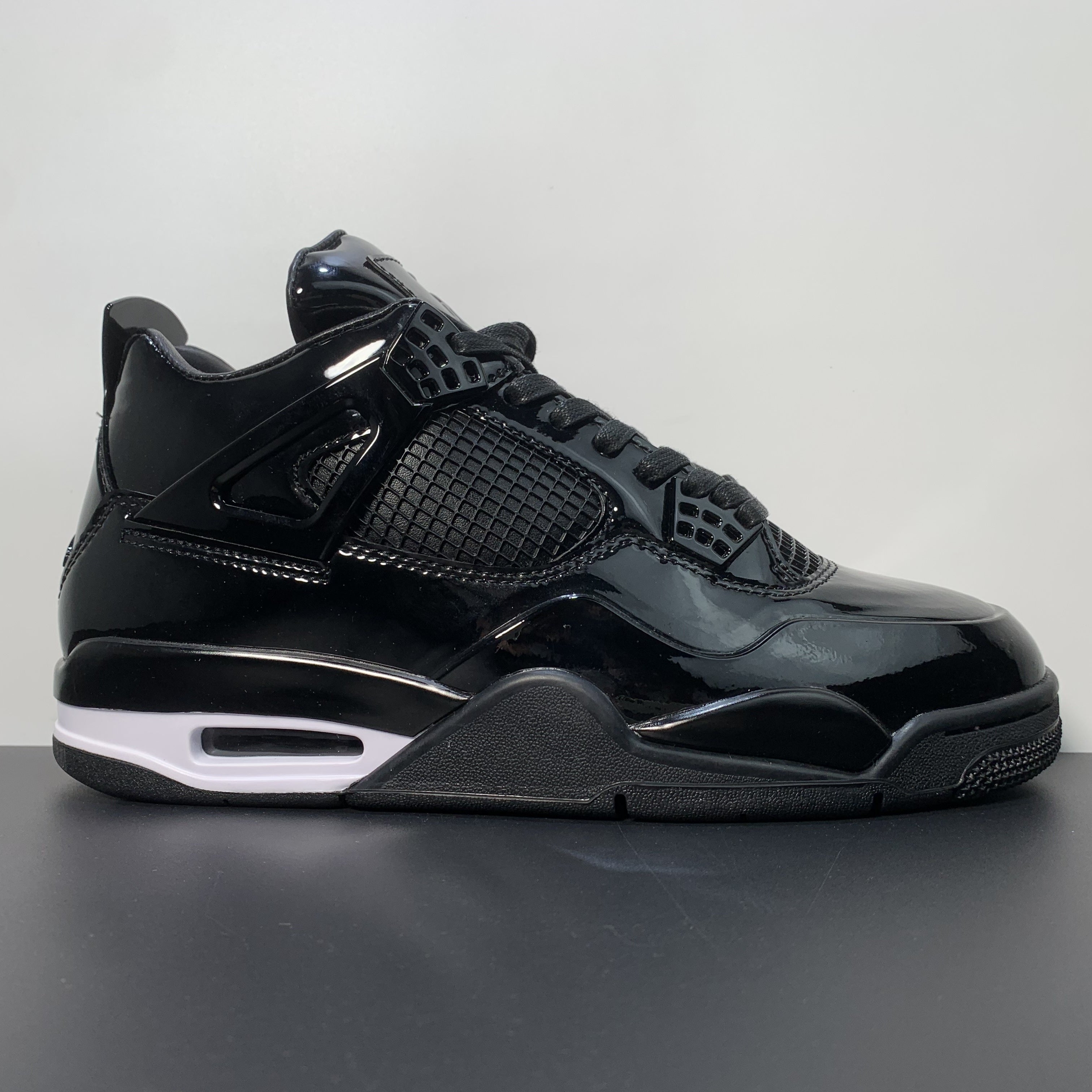 Nike Air Jordan 4 Retro 11Lab4 'Black Patent Leather'