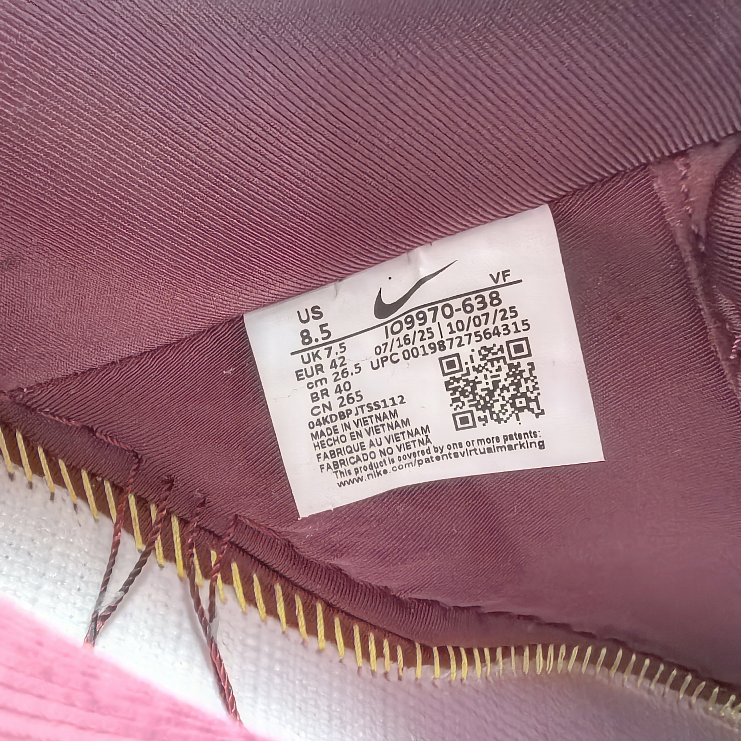 Syna World x Nike Air Force 1 Low "Dark Beetroot"