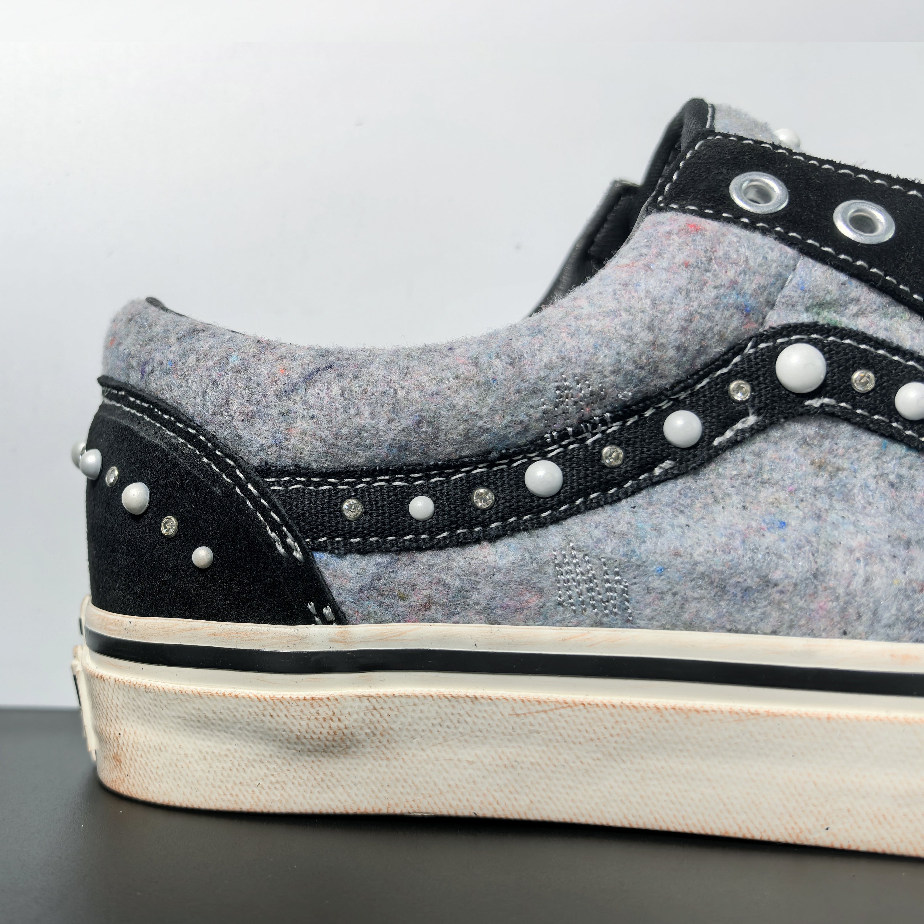 SATOSHI NAKAMOTO x OTW by Vans Old Skool Reissue 36 "Speckled Moving Blanket Grey
