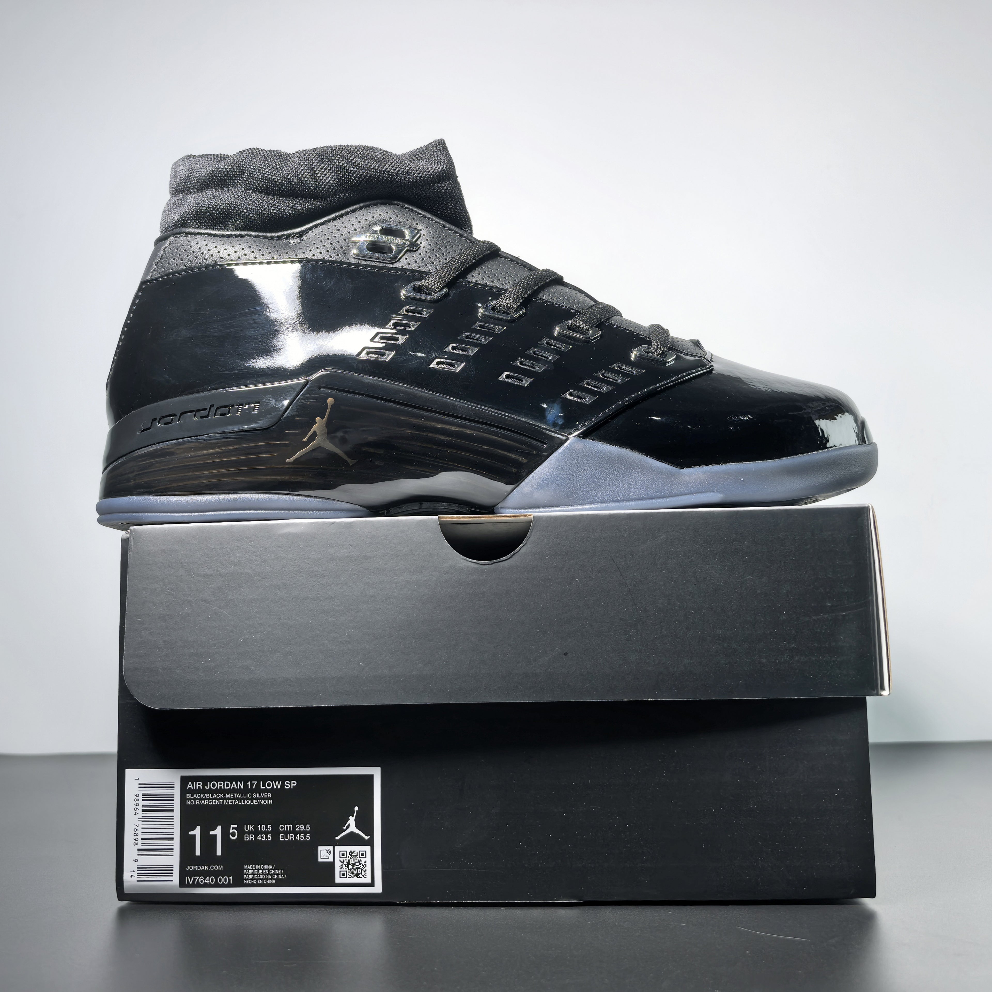 Air Jordan 17 Low SP "Black Patent"