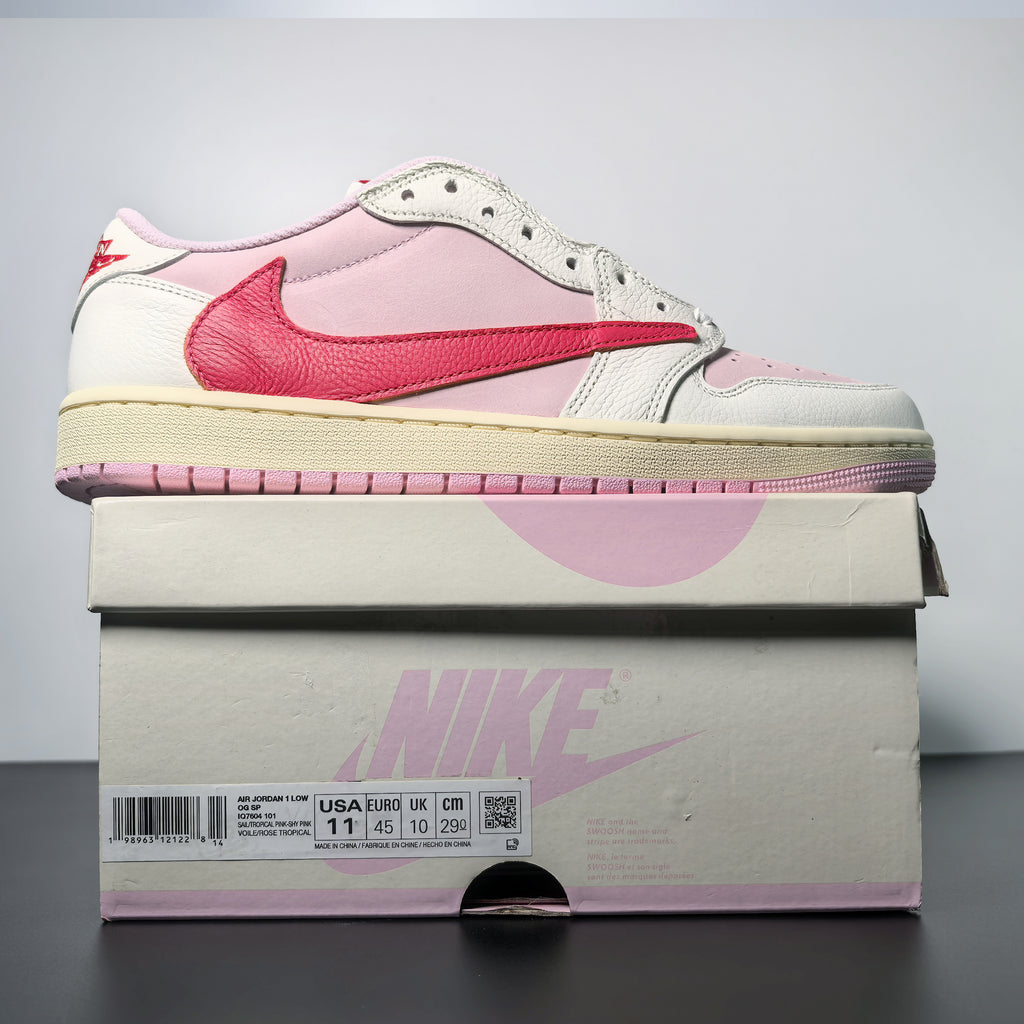 Travis Scott x Air Jordan 1 Low OG SP "Shy Pink"