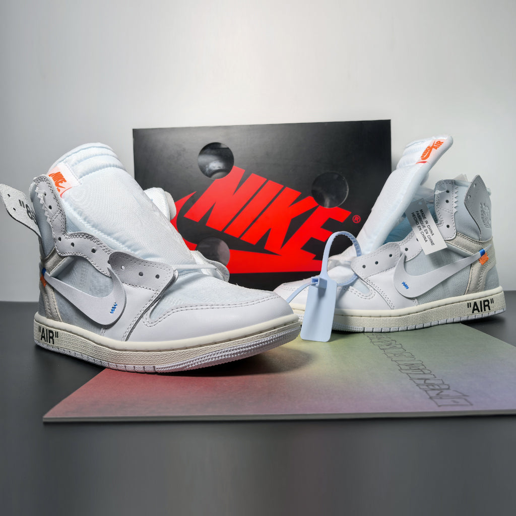 Off-White x Air Jordan 1 Retro High OG "Alaska"