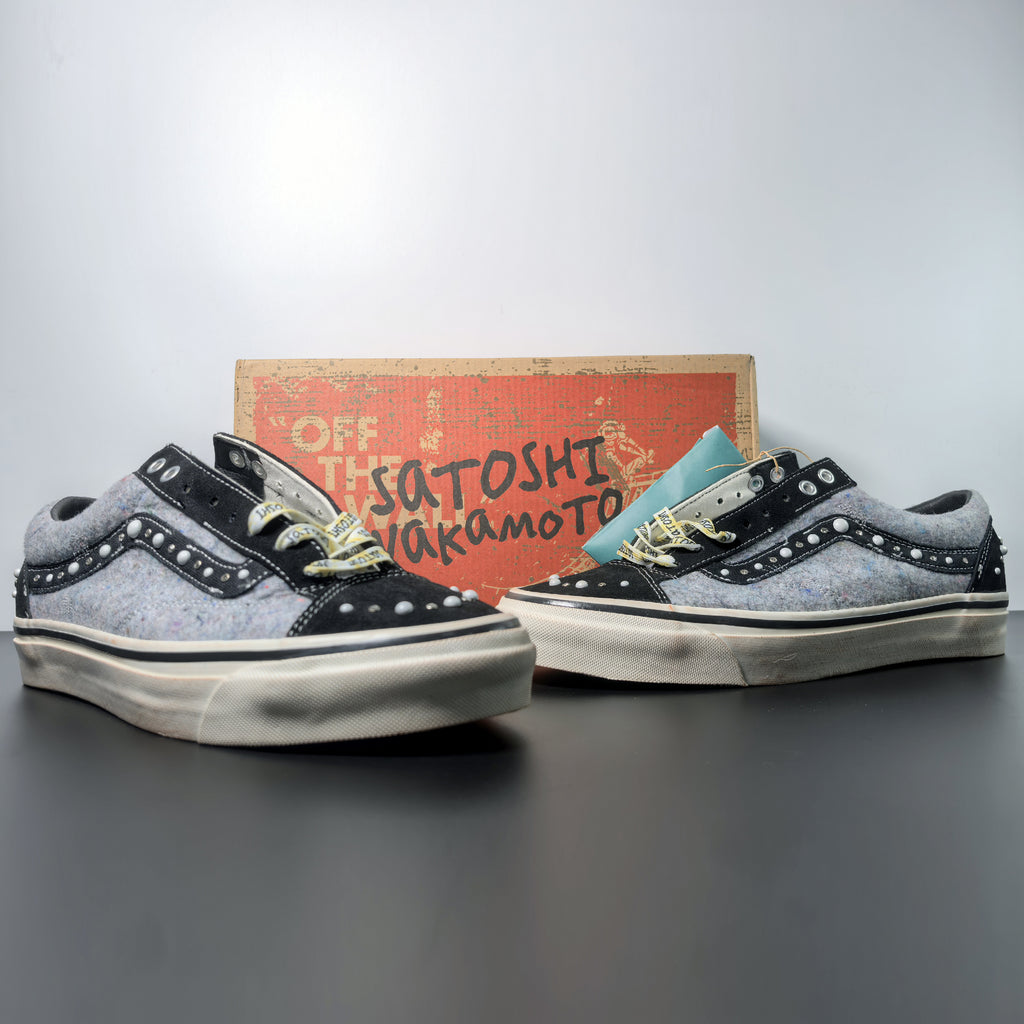 SATOSHI NAKAMOTO x OTW by Vans Old Skool Reissue 36 "Speckled Moving Blanket Grey