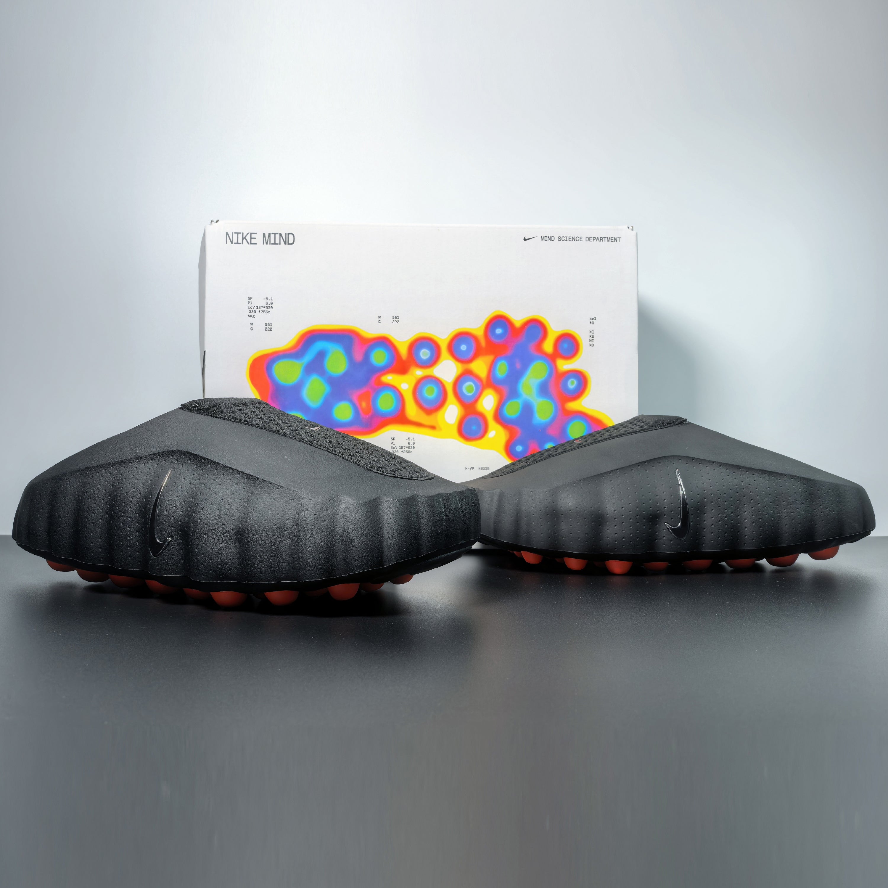 Nike Mind 001 Slide "Black/Chrome"