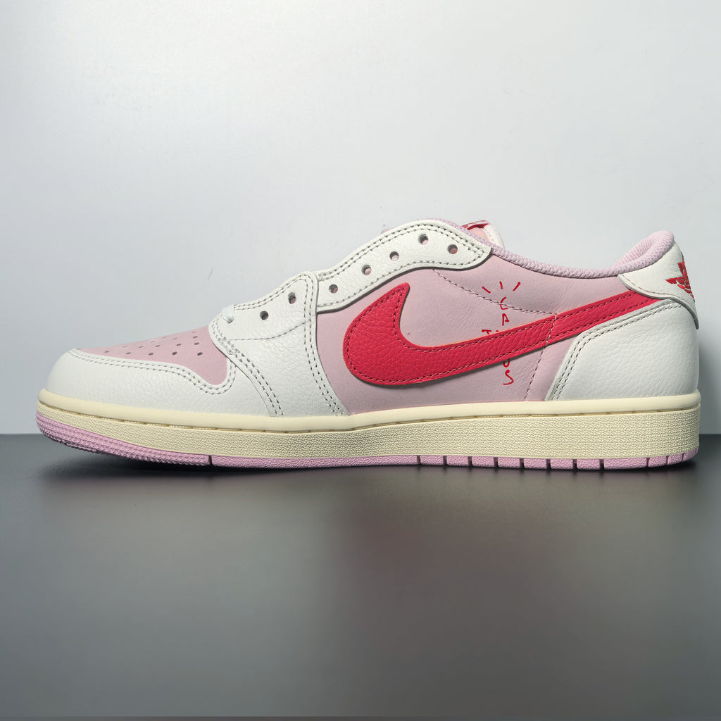 Travis Scott x Air Jordan 1 Low OG SP "Shy Pink"