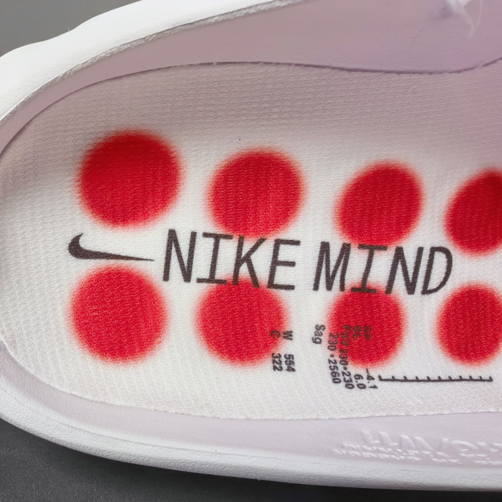 Nike Mind 001 Slide "White Speed Red"
