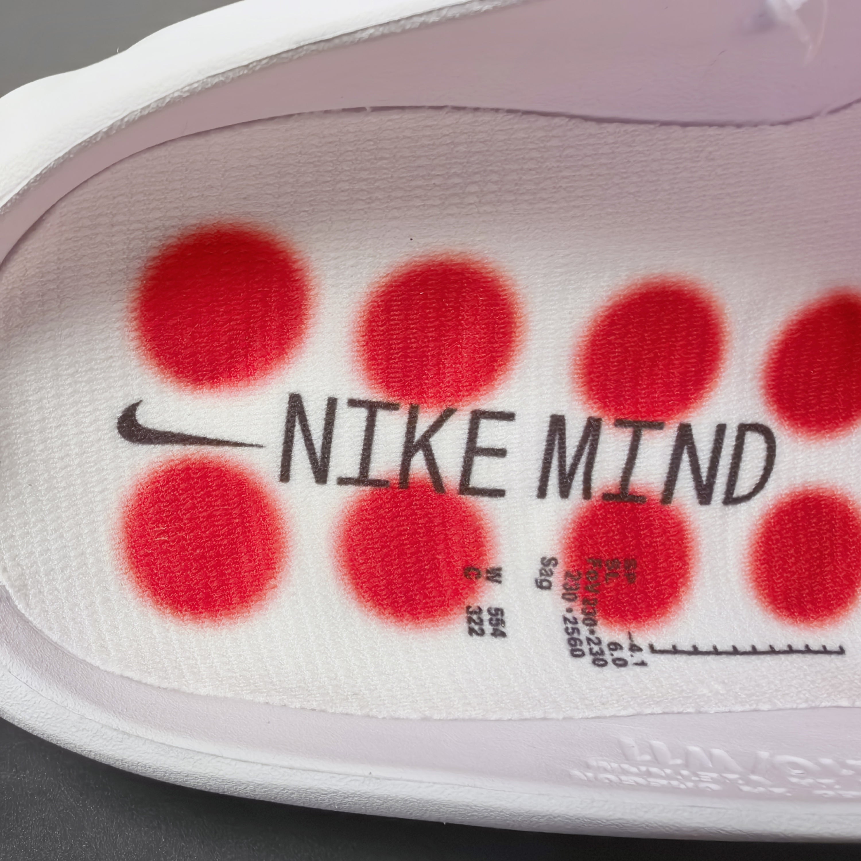 Nike Mind 001 Slide "White Speed Red"
