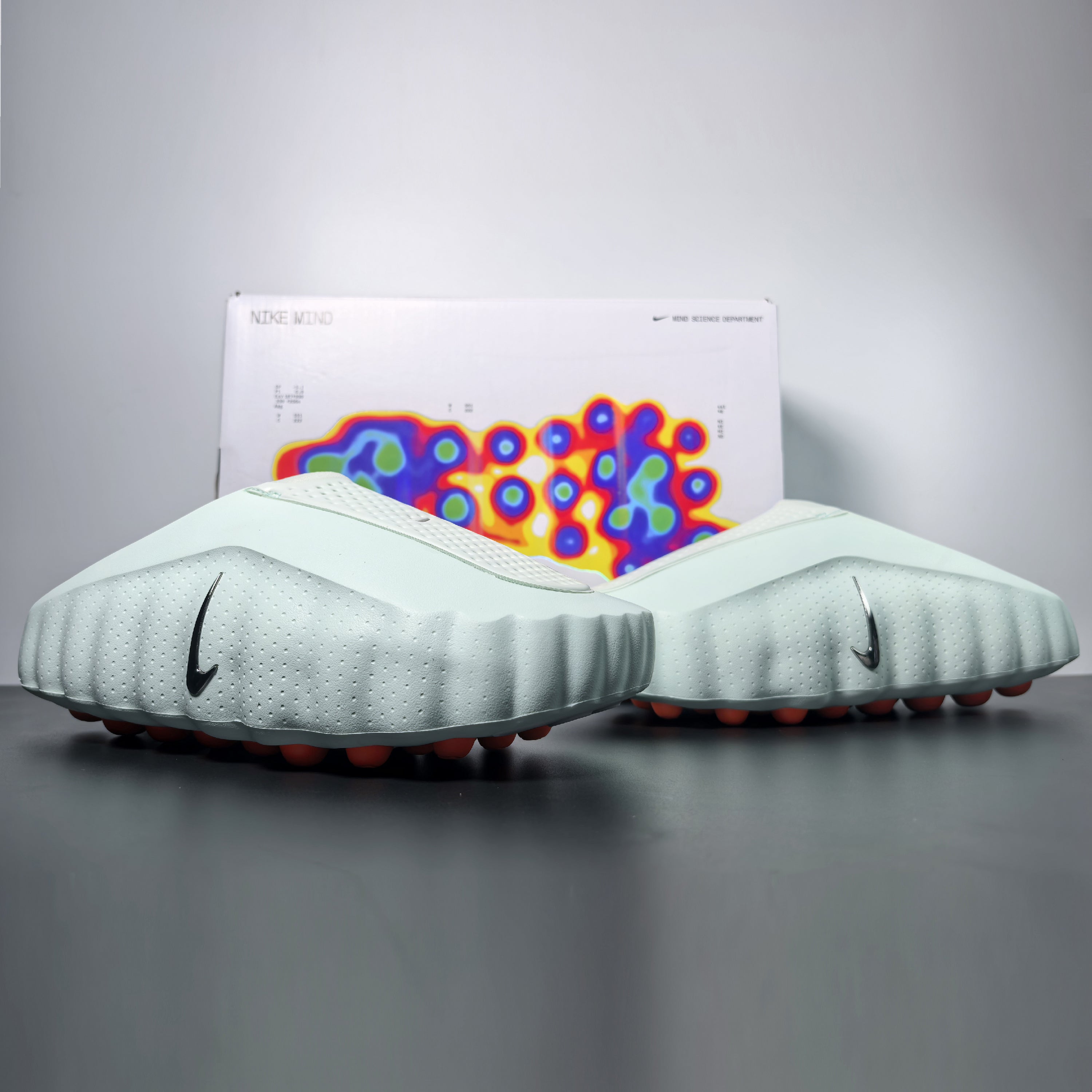 Nike Mind 001 Mules / Slide " Light Smoke Grey "