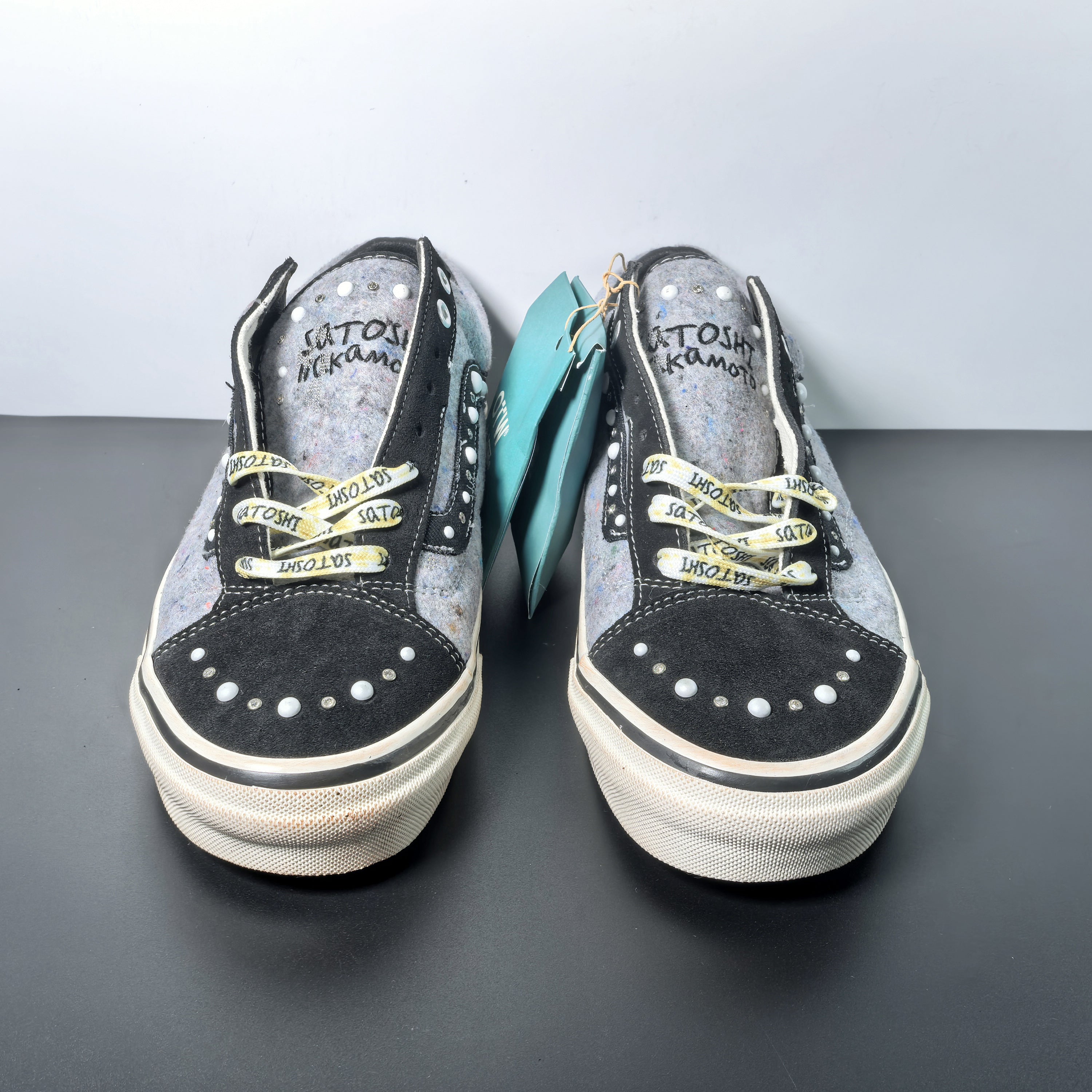 SATOSHI NAKAMOTO x OTW by Vans Old Skool Reissue 36 "Speckled Moving Blanket Grey
