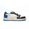 Nike Air Jordan 1 Retro Low OG SP x Travis Scott x Fragment 'Military Blue'
