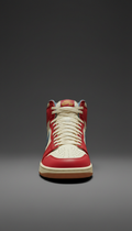 Retro High Sneaker in Varsity Red